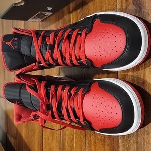 New size 16 jordan 1 mid red and black